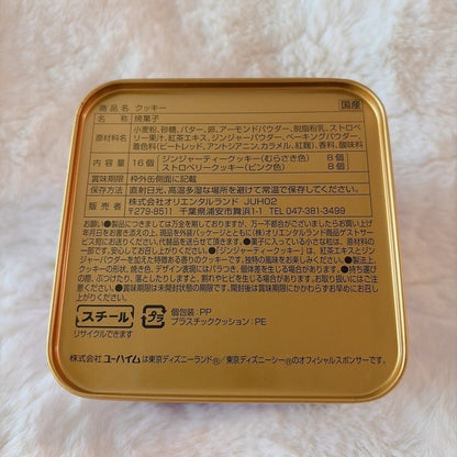Japan Tokyo Disney Confectionery Tin Can Mickey & Minnie Christmas