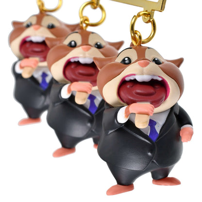 Japan Tokyo Disney Store Lemming Businessman Keychain ZOOTOPIA