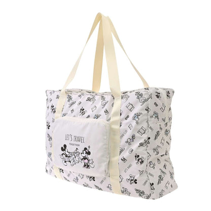 Japan Tokyo Disney Store Mickey Tote Bag Foldable Pocketable Magical Travel