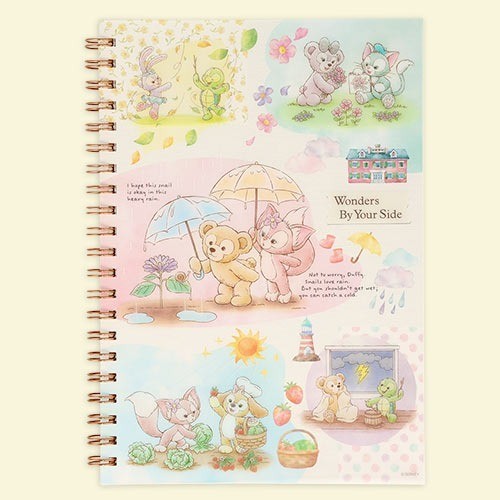 Japan Tokyo Disney Resort Wonders by Your Side Duffy Notebook