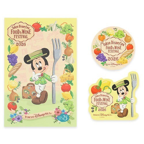 Japan Tokyo Disney Resort Ratatouille Postcard & Sticker