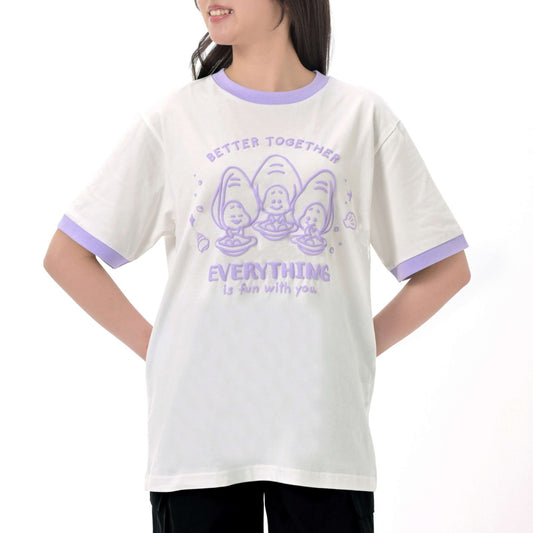 Japan Tokyo Disney Store Young OYSTERS  T-Shirt Ringer White BABY 2026 Alice