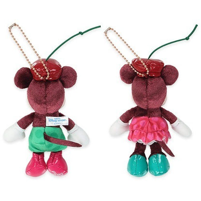 Japan Tokyo Disney Resort Plush Charm Set With the Cherry on Top Minnie Mickey