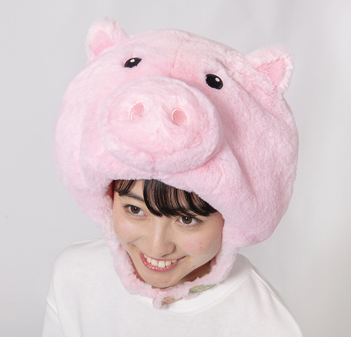 Japan Tokyo Disney Resort Store Ears HeadBand Hat Cap Fluffy Ham Plush Winter