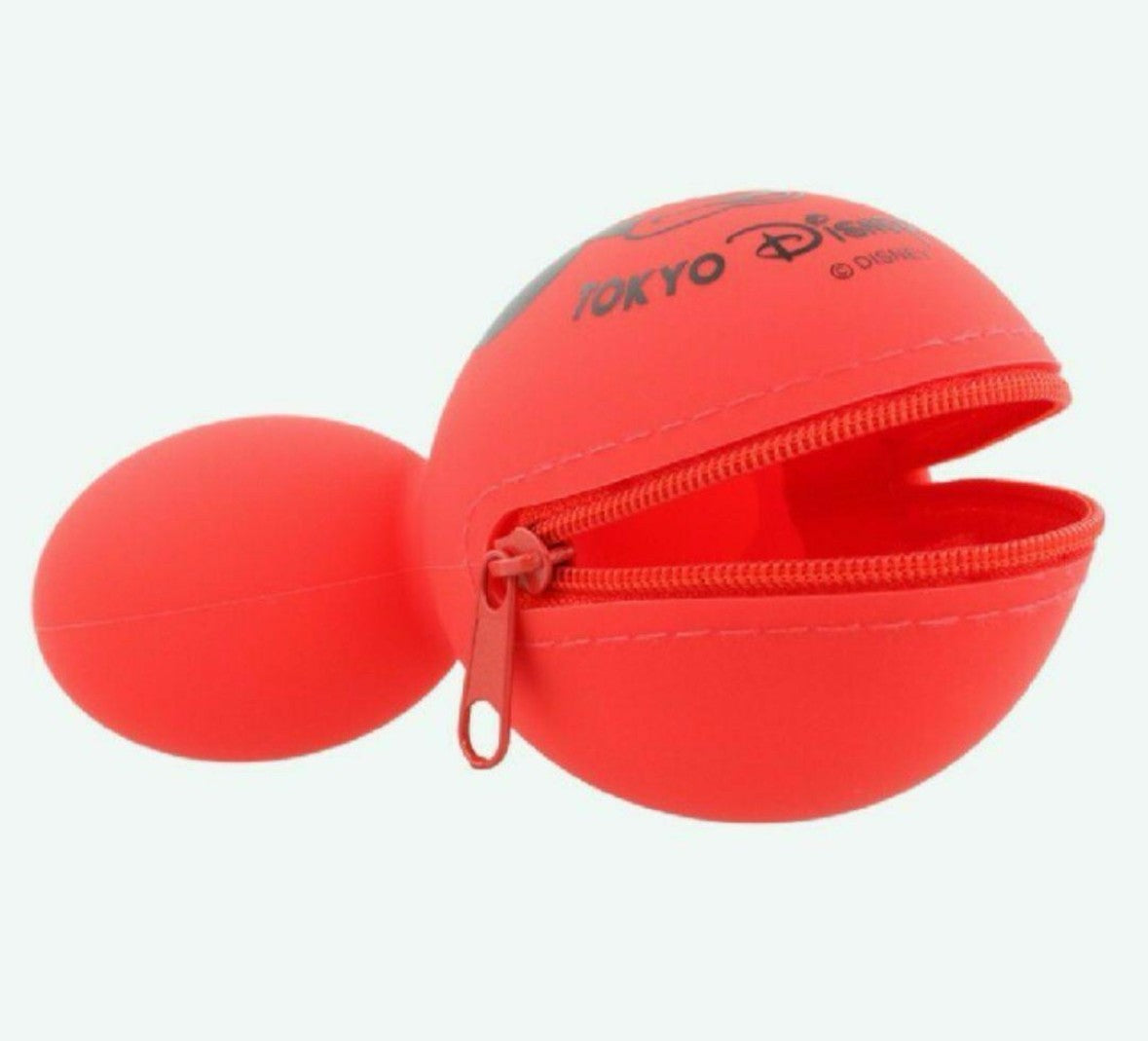 Japan Tokyo Disney Resort Mickey balloon Bag Charm Keychain pouch Red