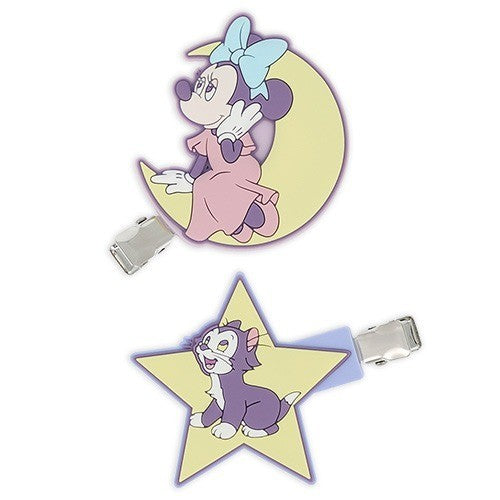 Japan Tokyo Disney Resort Minnie Figaro Hair Clip Set