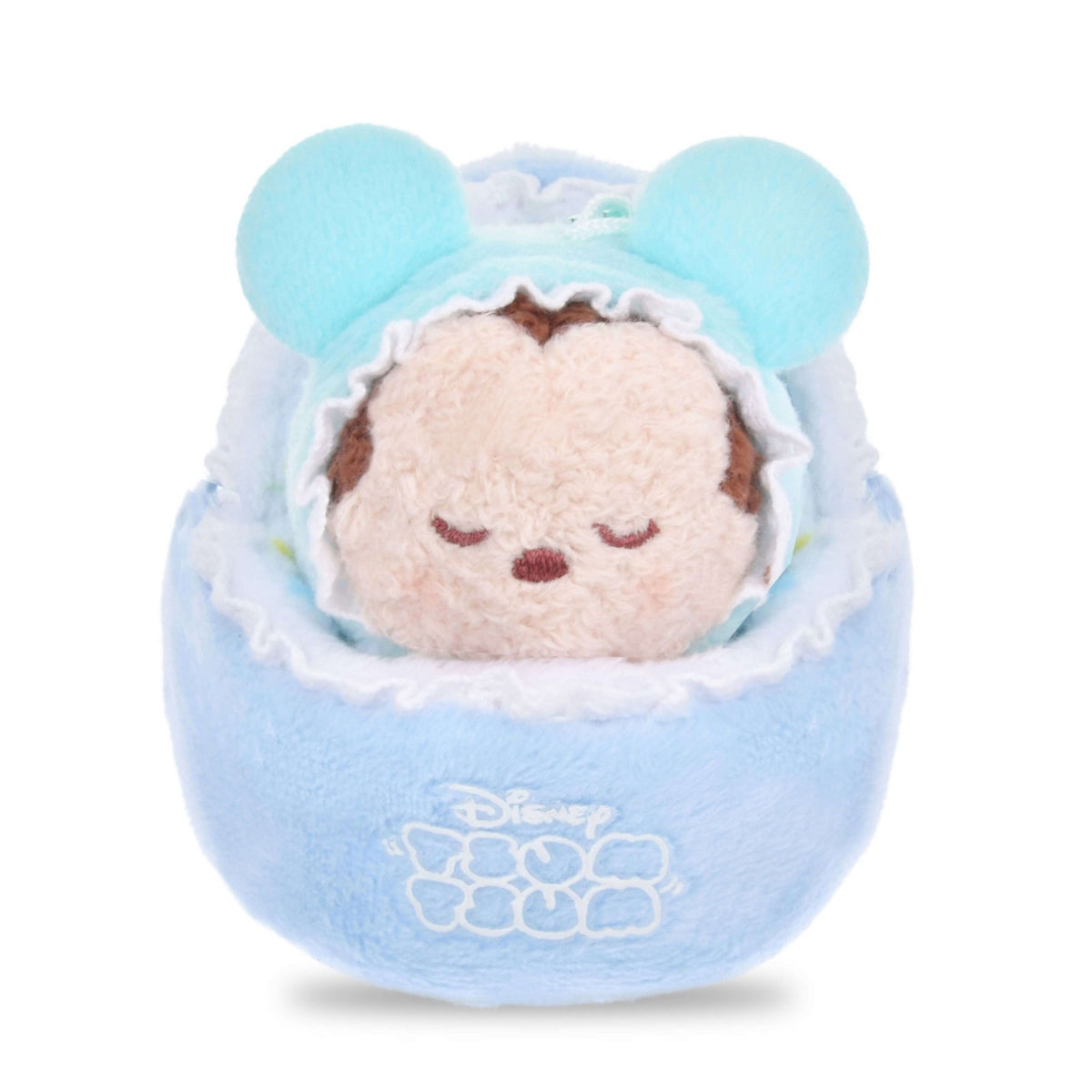 Japan Tokyo Disney Store Mickey Mouse Plush Toy Keychain Sleep TSUM TSUM