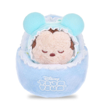 Japan Tokyo Disney Store Mickey Mouse Plush Toy Keychain Sleep TSUM TSUM