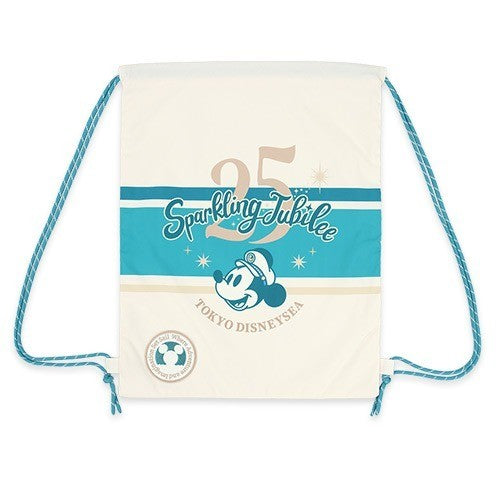 Japan Tokyo Disney Resort Sea 25th Sparkling Jubilee Knapsack Backpack