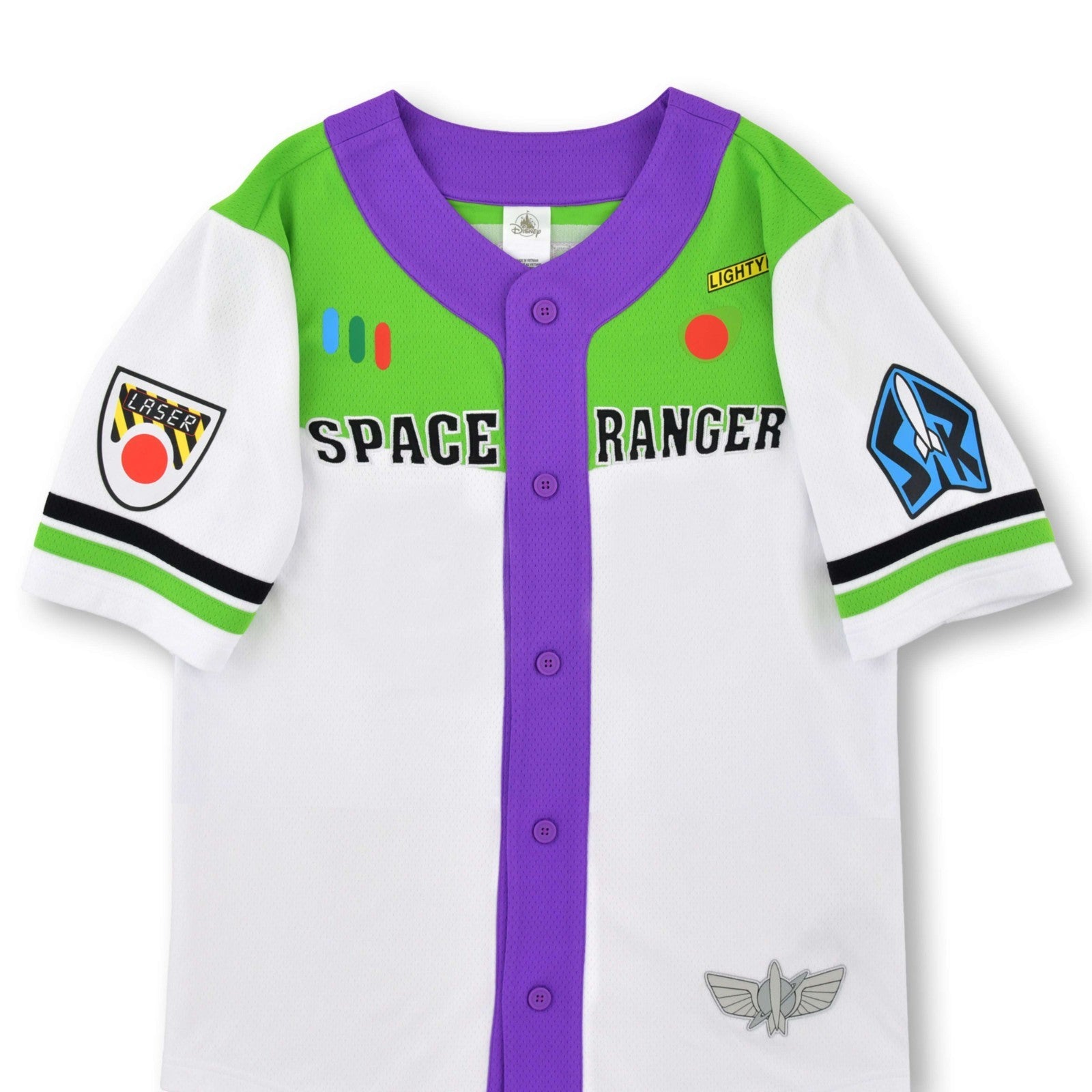 Japan Tokyo Disney Store Buzz Lightyear Short-Sleeve Baseball Shirt Toy Story