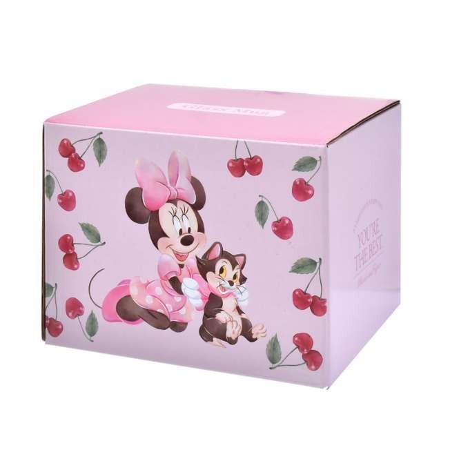 Japan Tokyo Disney Store Minnie Figaro Mug Heat-Resistant Watercolor Drinkware