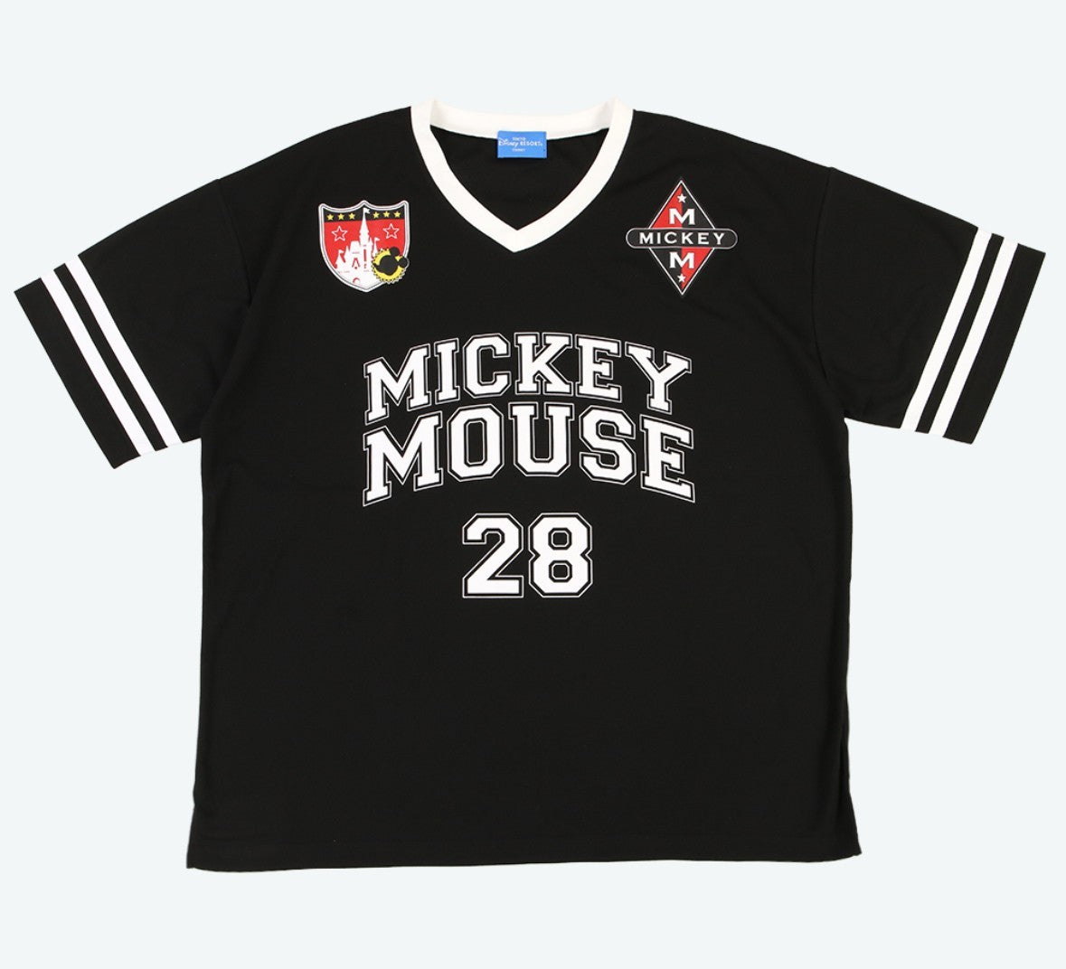 Japan Tokyo Disney Resort Mickey T-shirt oversize M-L Black