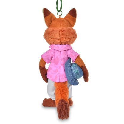Japan Tokyo Disney Store Nick Wilde Plush Toy Keychain TROPICAL ZOOTOPIA