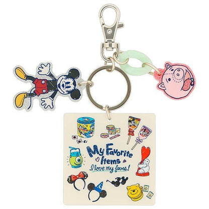 Japan Tokyo Disney Resort Key Chain Mickey Mouse Ham fan cap