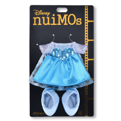 Japan Tokyo Disney Store Elsa nuiMOs Plush Toy Costume Dress Set Frozen Princess