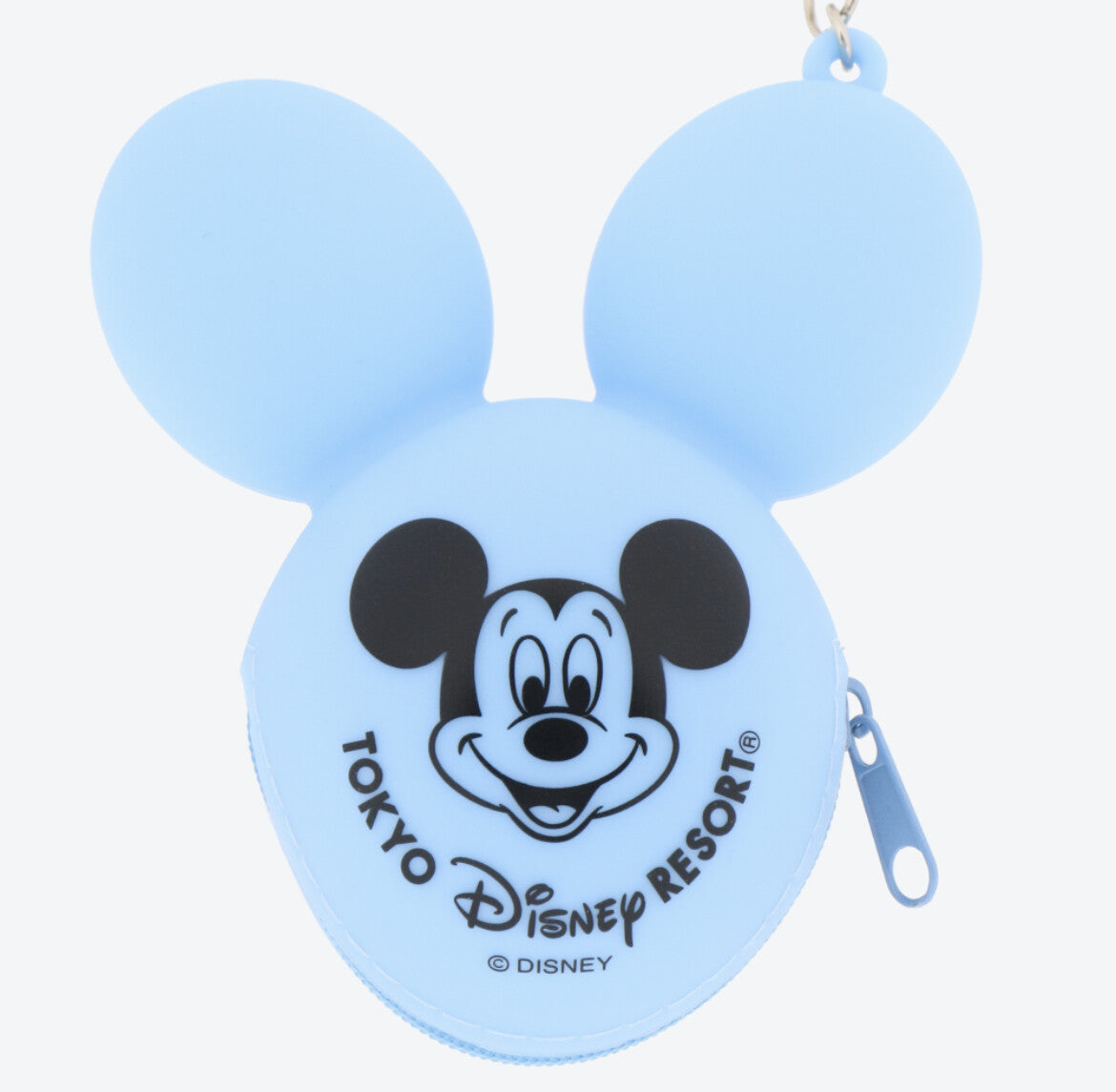 Japan Tokyo Disney Resort Mickey balloon Bag Charm Keychain pouch Blue