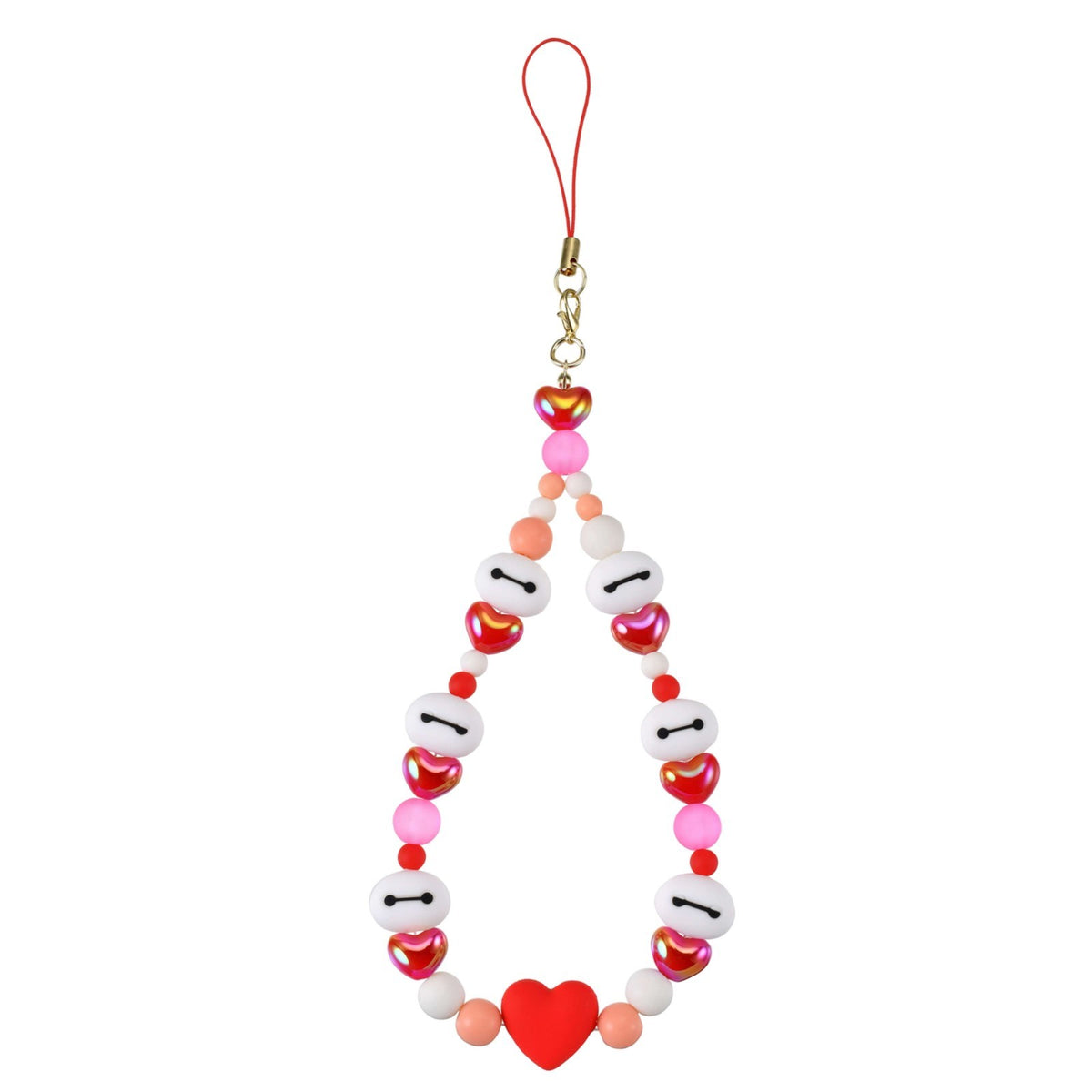 Japan Tokyo Disney Store Baymax Strap Face Beads Hands-Free Goods