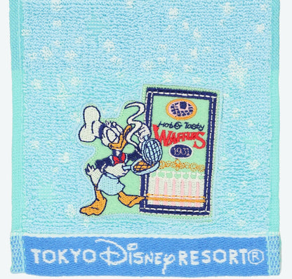Japan Tokyo Disney Resort Mini Towel Set of 4 Mickey Minnie Donald Chip &Dale