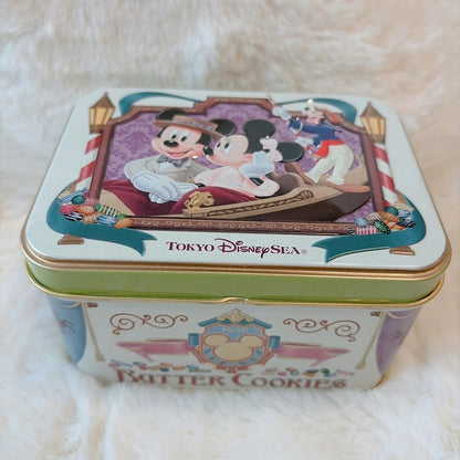 Japan Tokyo Disney Butter Cookies Confectionery Tin Can Mickey & Minnie