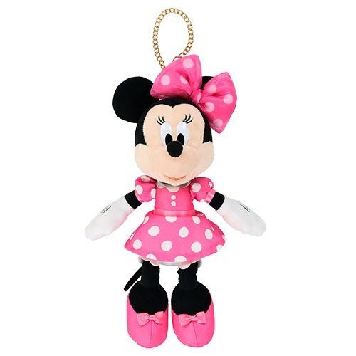 Japan Tokyo Disney Resort Minnie Plush Toy Charm Pink Ribbon Minnie Day 2025