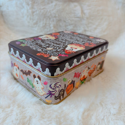 Japan Tokyo Disney Resort Candy Tin Can Halloween Mickey Minnie & Ghost