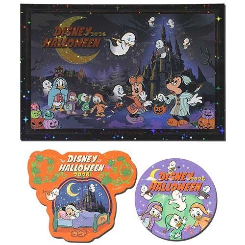 Japan Tokyo Disney Resort Mickey Postcards & Stickers Halloween 2026