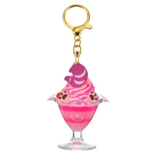 Japan Tokyo Disney Store Cheshire Cat Keychain Parfait Key chain Fes Alice