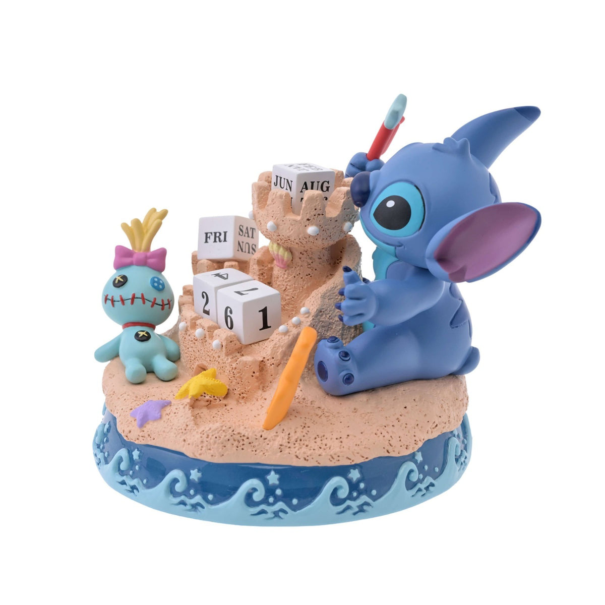Japan Tokyo Disney Store Stitch & Scrump Figure Calendar & Organizer 2027