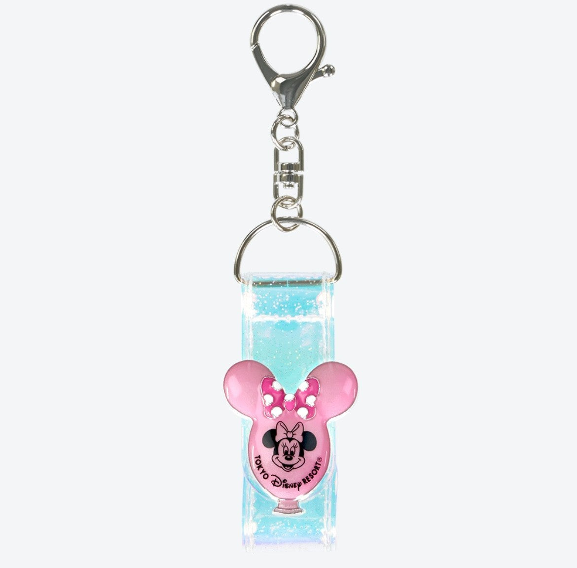 ReJapan Tokyo Disney Resort Ears holder keychain Headband  Balloon Minnie Retro