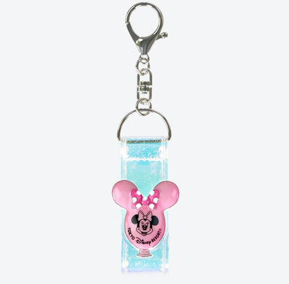 ReJapan Tokyo Disney Resort Ears holder keychain Headband  Balloon Minnie Retro