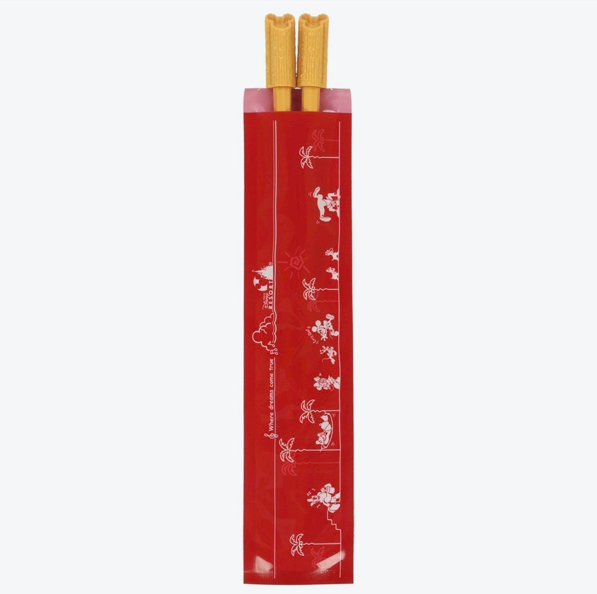 Japan Tokyo Disney Resort Mickey Mouse and Friends Chopsticks Chopstick Wrapper
