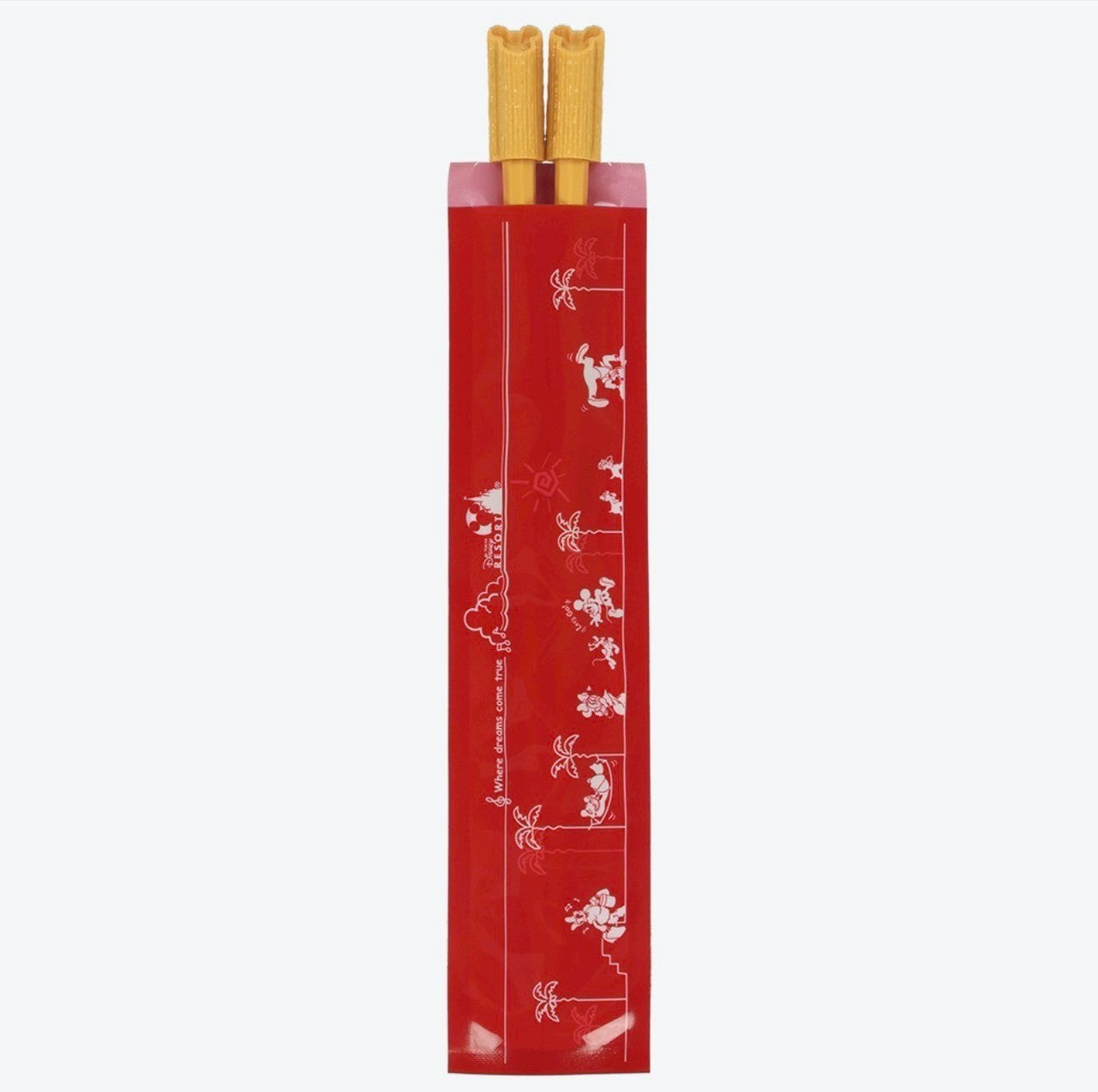 Japan Tokyo Disney Resort Mickey Mouse and Friends Chopsticks Chopstick Wrapper
