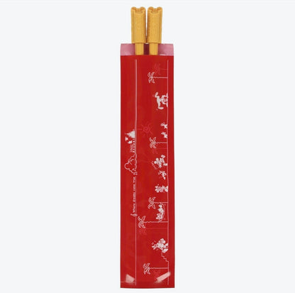 Japan Tokyo Disney Resort Mickey Mouse and Friends Chopsticks Chopstick Wrapper