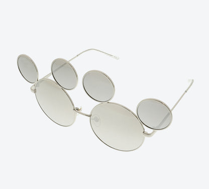 Japan Tokyo Disney Resort Fashion sunglasses Mickey silver summer