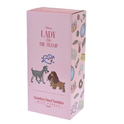 Japan Tokyo Disney Store Lady Tramp Stainless Steel Tumbler Holiday Drinkware