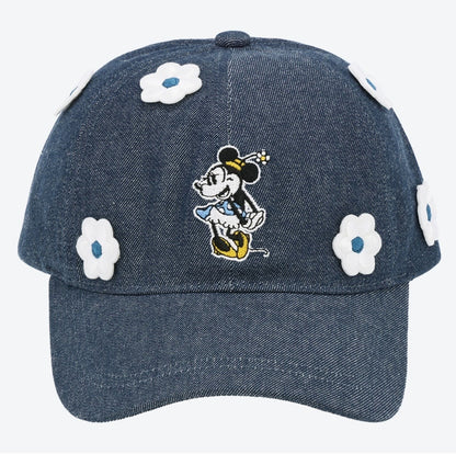 Japan Tokyo Disney Resort Minnie Mouse Cap 58cm Denim Hat 2026
