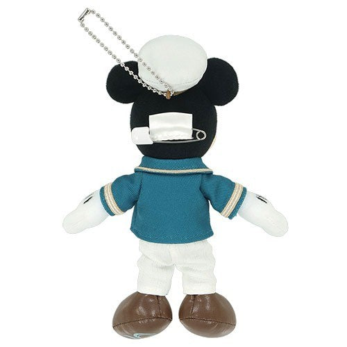Japan Tokyo Disney Resort Mickey Mouse Plush Toy Badge Sea 25th