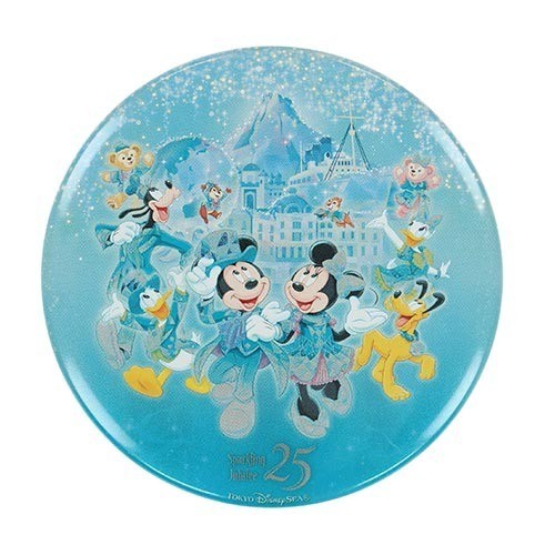 Japan Tokyo Disney Resort Sea 25th Sparkling Jubilee Tin Badge