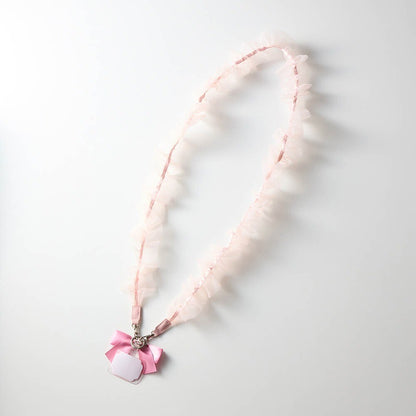 Japan Disney Fantasy Shop Bellemaison Daisy Frill Smartphone Shoulder Strap