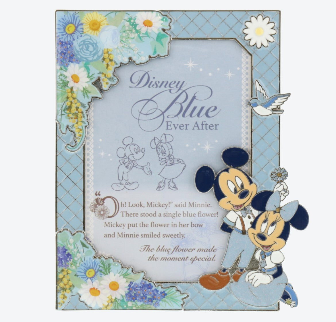Japan Tokyo Disney Resort Store Mickey Minnie Blue Ever After Photo Stand