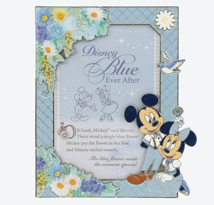 Japan Tokyo Disney Resort Store Mickey Minnie Blue Ever After Photo Stand