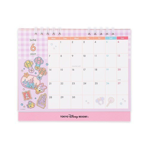 Japan Tokyo Disney Resort Mickey Mouse Desk Calendar featuring Park's Icon 2027