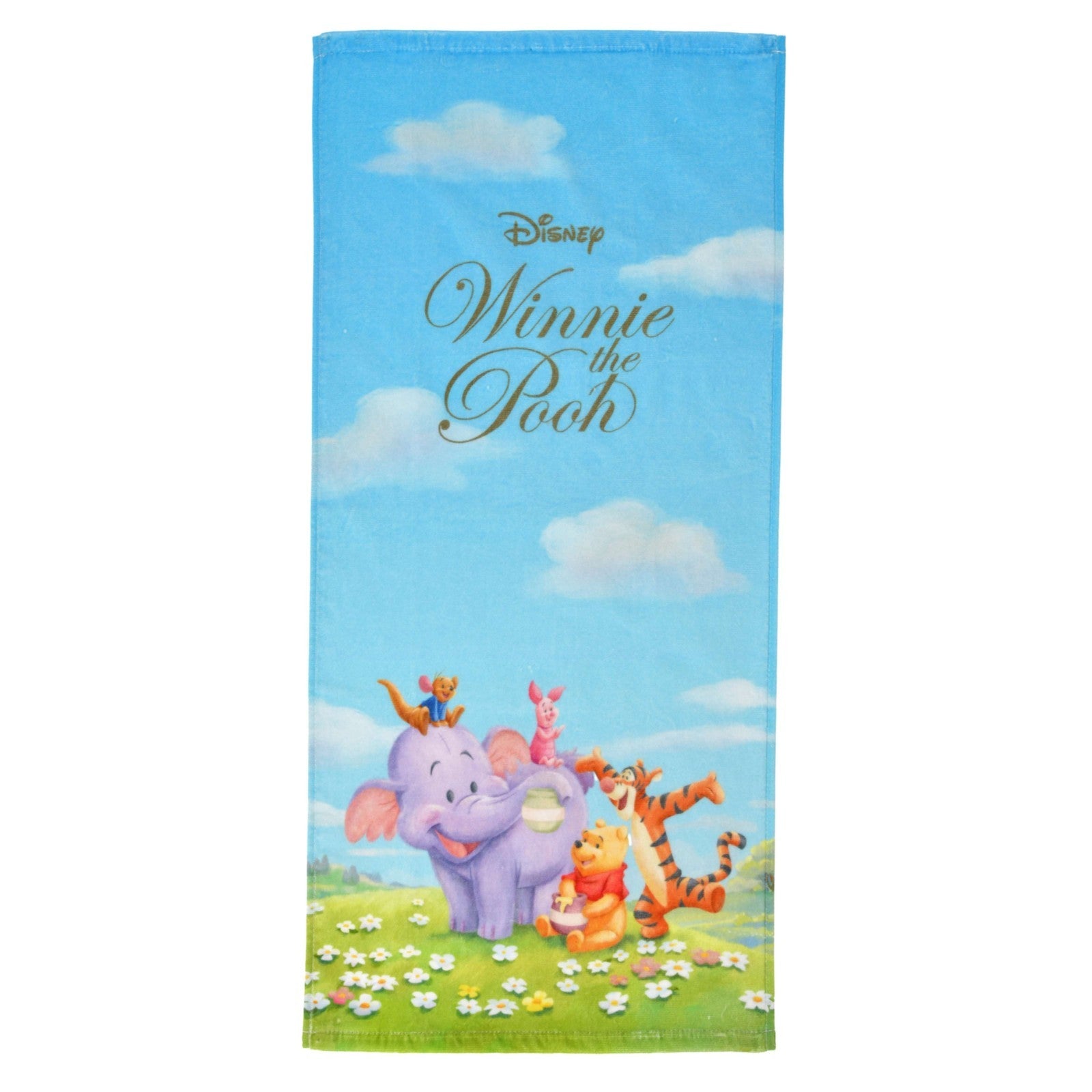 Japan Tokyo Disney Store Winnie the Pooh Face Towel Roo & Lumpy