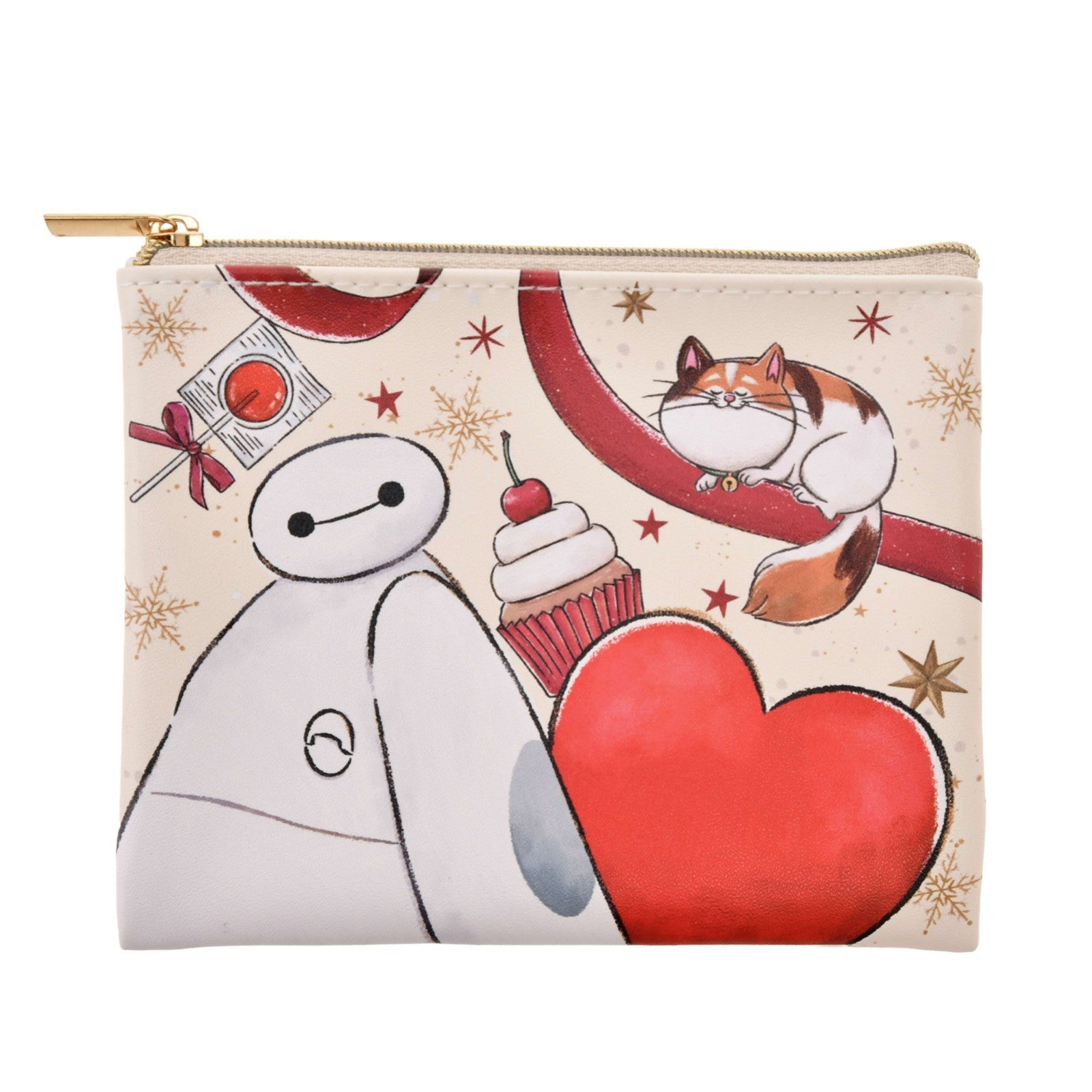 '+Japan Tokyo Disney Store Baymax & Mochi Pouch (S) Flat Holiday Gift