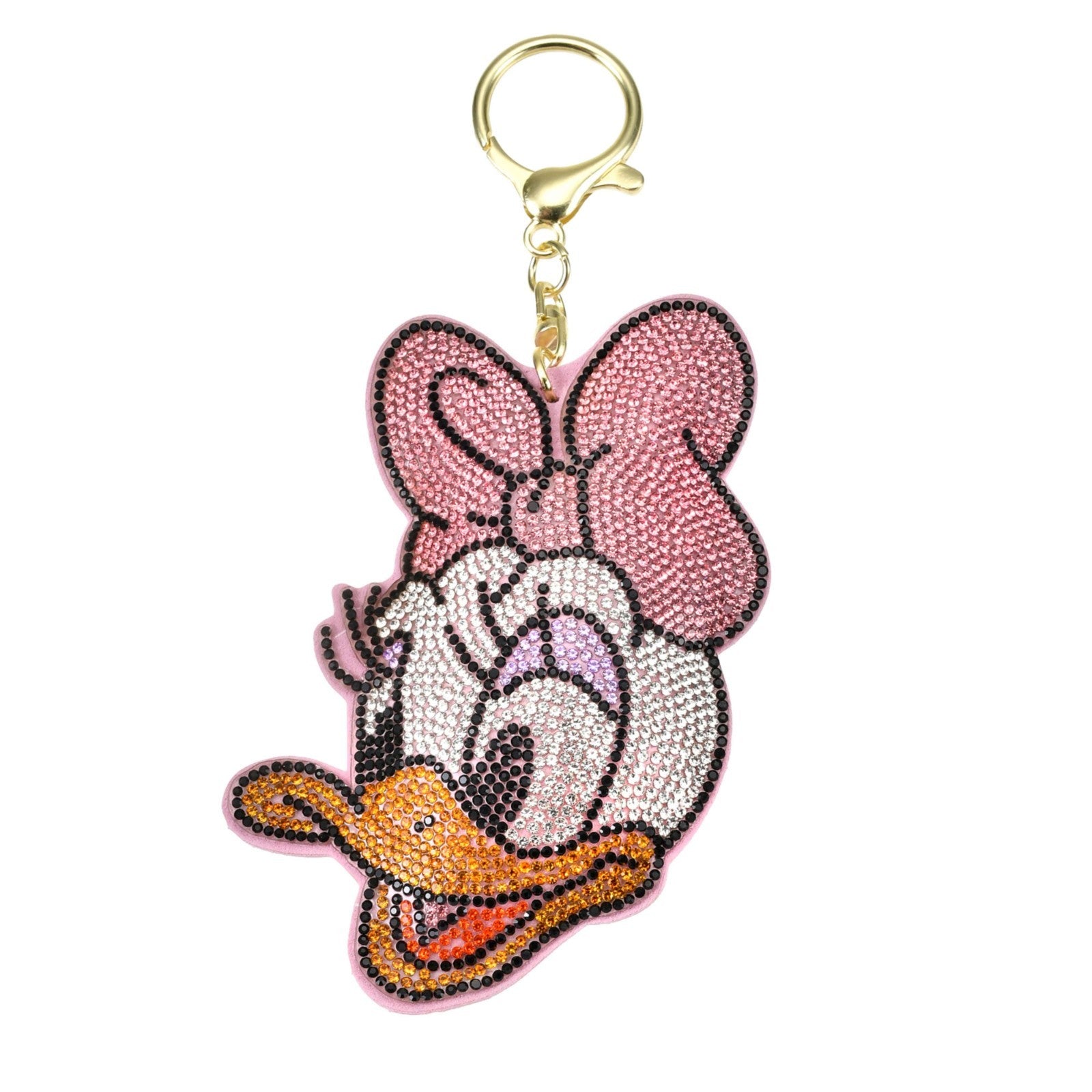 Japan Tokyo Disney Store Daisy Keychain Rhinestone Decoration Key chain Fes