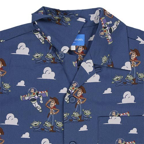 Japan Tokyo Disney Resort Aloha Shirt Toy Story All-over pattern