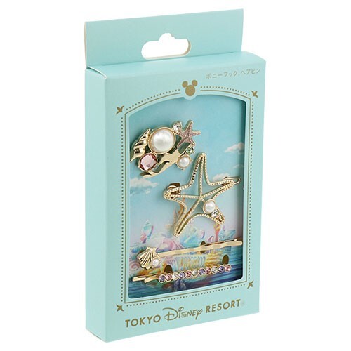 Japan Tokyo Disney Resort Store Pony hook & hairpin Mermaid lagoon