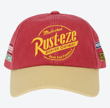 Japan Tokyo Disney Resort Hat Cap Lightning McQueen Cars Ears RED