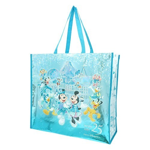 Japan Tokyo Disney Resort Sea 25th Sparkling Jubilee Shopping Bag (Medium)