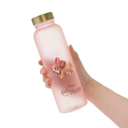 Japan Tokyo Disney Store Lady and the Tramp Frosted Water Bottle Drinkware